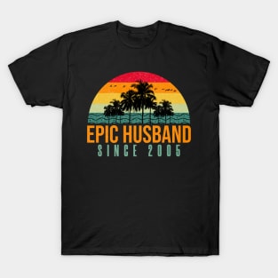 Epic Husband Since 2011 11th wedding anniversary gift for him T-Shirt